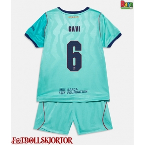 Barcelona Paez Gavi #6 Tredje Kläder Barn 2026-27 Kortärmad (+ Korta byxor)